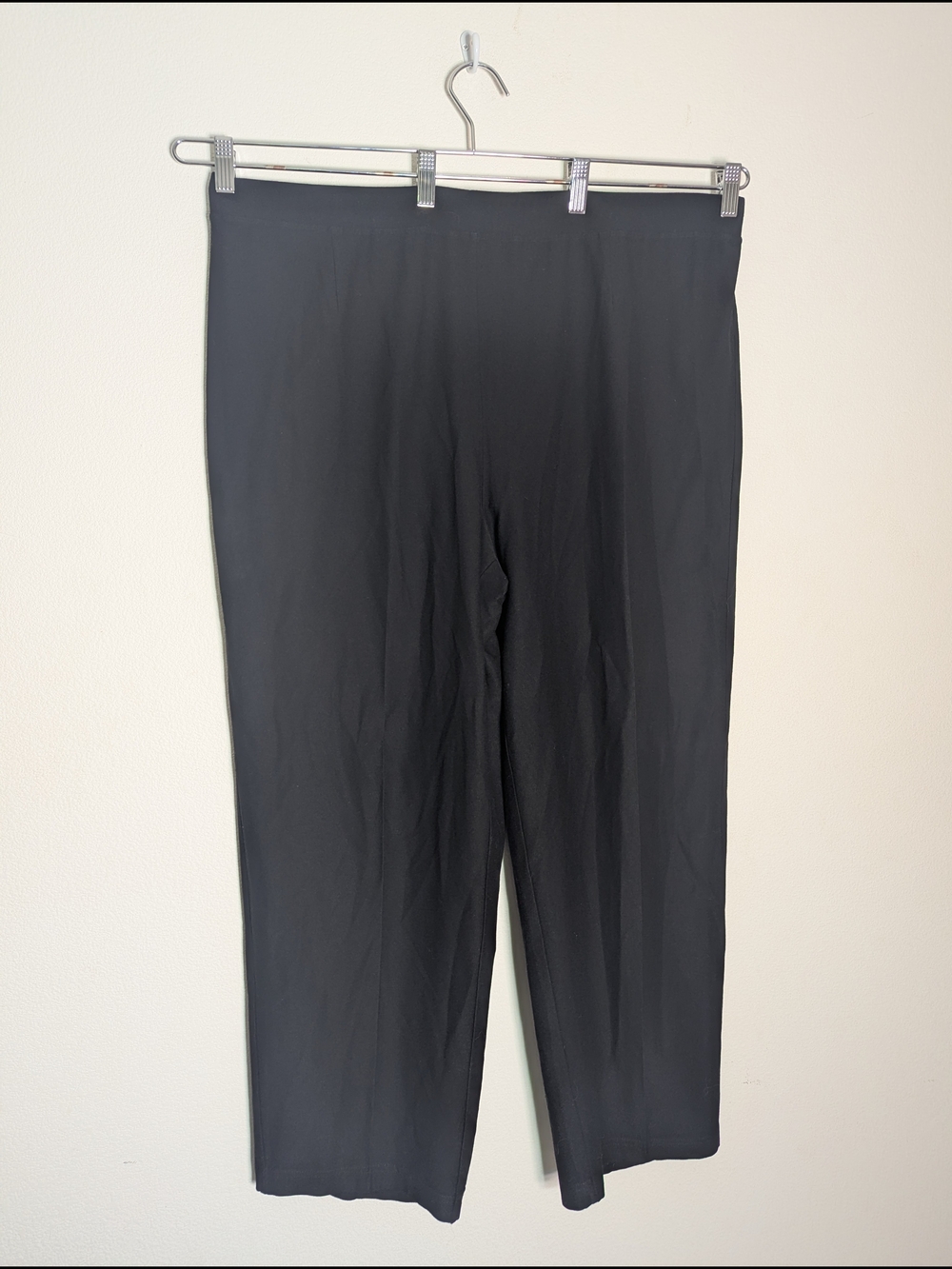 Eileen‎ Fisher Womens Pants Wide Leg Pull On Elastic Waist Comfy Quiet Luxury 2X
